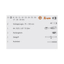 PROJAHN Zubehör Werkstatt Xi-on 3/8" Steckschlüssel Satz 17tlg