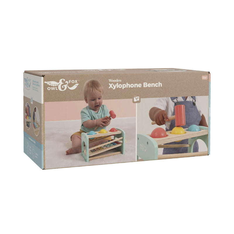 OWL & FOX Kinderzimmer Holz Xylophon FSC