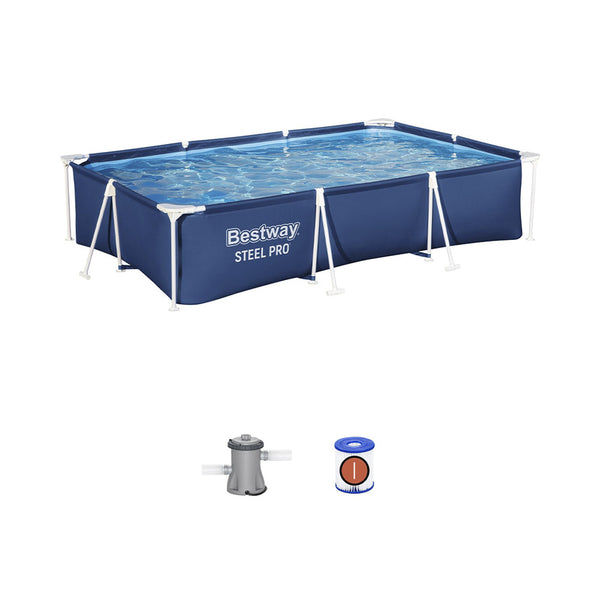 Bestway Freizeit Outdoor Pool Steel Pro 300x201x66cm