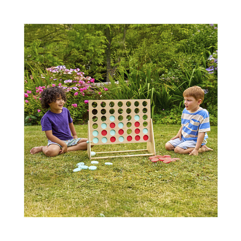 TP Toys Freizeit Outdoor Holz riesiges 4-Gewinnt-Spiel FSC