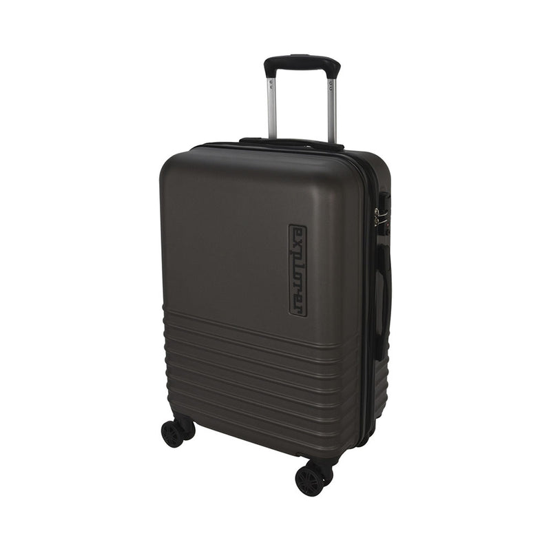 FS Star Freizeit Travel Suitcase Trolley 2er Set Grey Dark