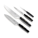 Berlinger Haus Küchenbedarf Haus 4-teiliges Messerset Black Silver Collection
