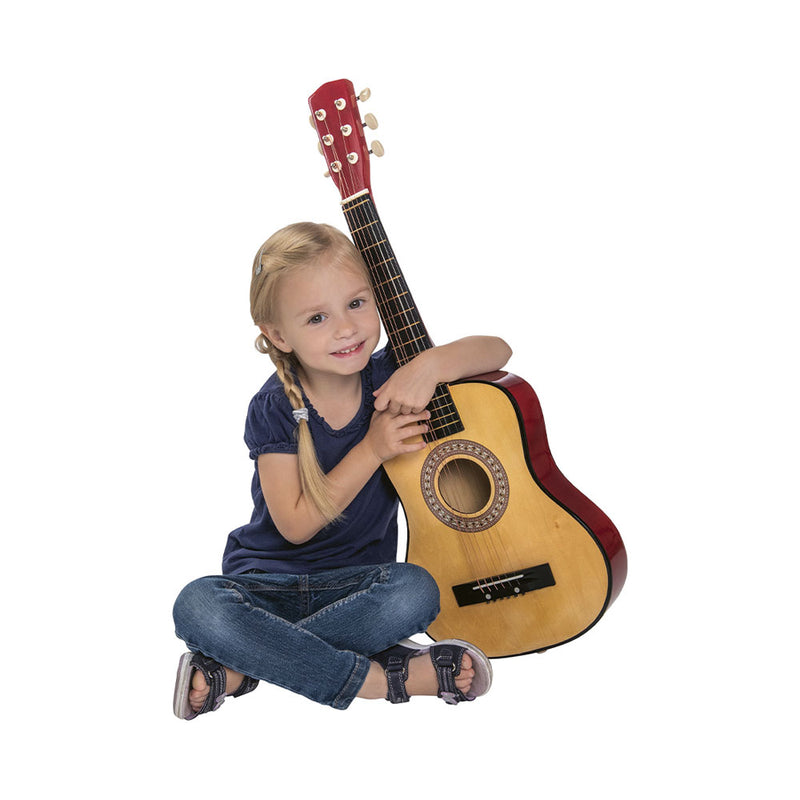 Boogie Bee Kinderzimmer Kindergitarre mit 6 Saiten 75cm