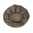 Cane liberog a casa coccoloso letto accogliente fossa marrone