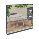 FS star garden furniture side table 2 pieces of beige