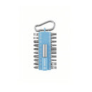 Bosch Professional Accessories construction machine 21-piece screwdriver-bit set with snap-hook light blue