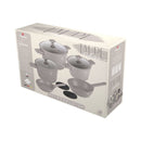Berlinger Haus Küchenbedarf Haus 10-teiliges Kochgeschirr-Set matt Taupe Collection