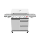 Mr. Grill Gasgrill Gasgrill Expert 6 Brenner + Side burner stainless steel