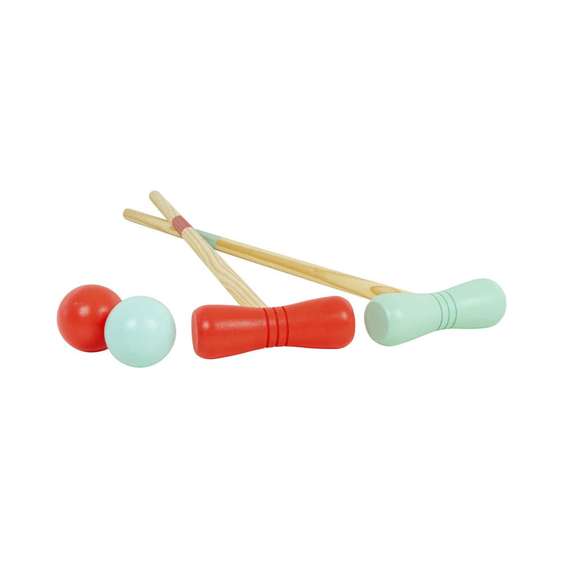 TP Toys Freizeit Outdoor Holz Krocket Set FSC