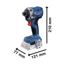 Bosch Professional Bohren & Schrauben 2 Tool kit 18V GSR+GDR+2x GBA 5.0 Ah+GAL 18V-40 0.615.A50.090
