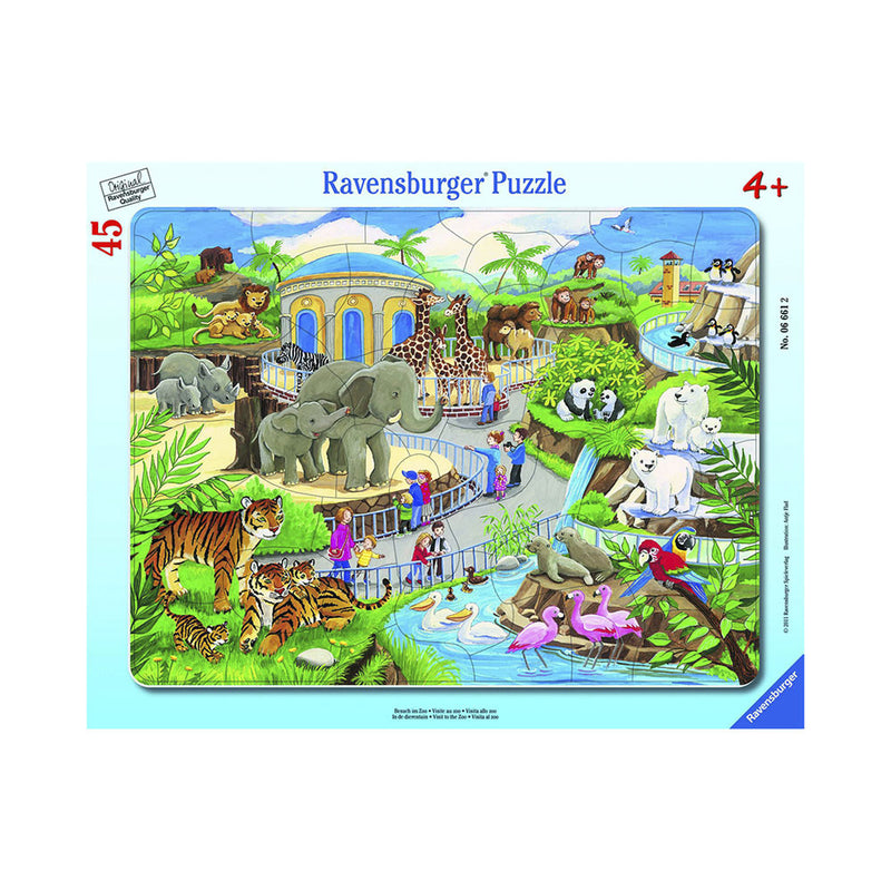 Ravensburger Spiele & Puzzles Puzzle Besuch im Zoo 45 Teile