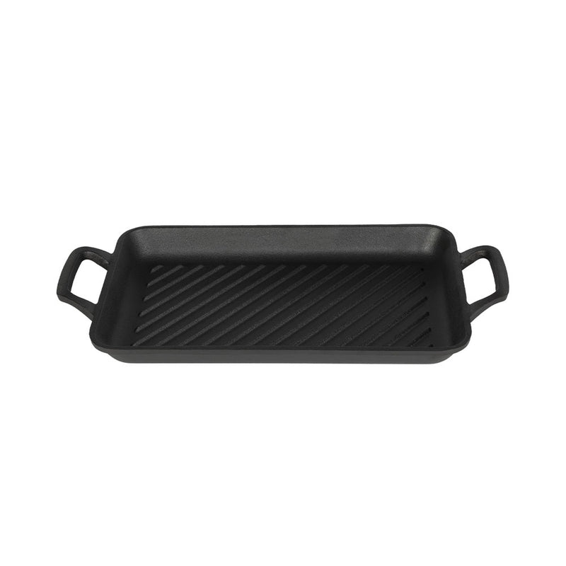 Berlinger Haus Grillieren_Frittiere Haus Gusseisen Grillplatte 33.2x22x4.5cm
