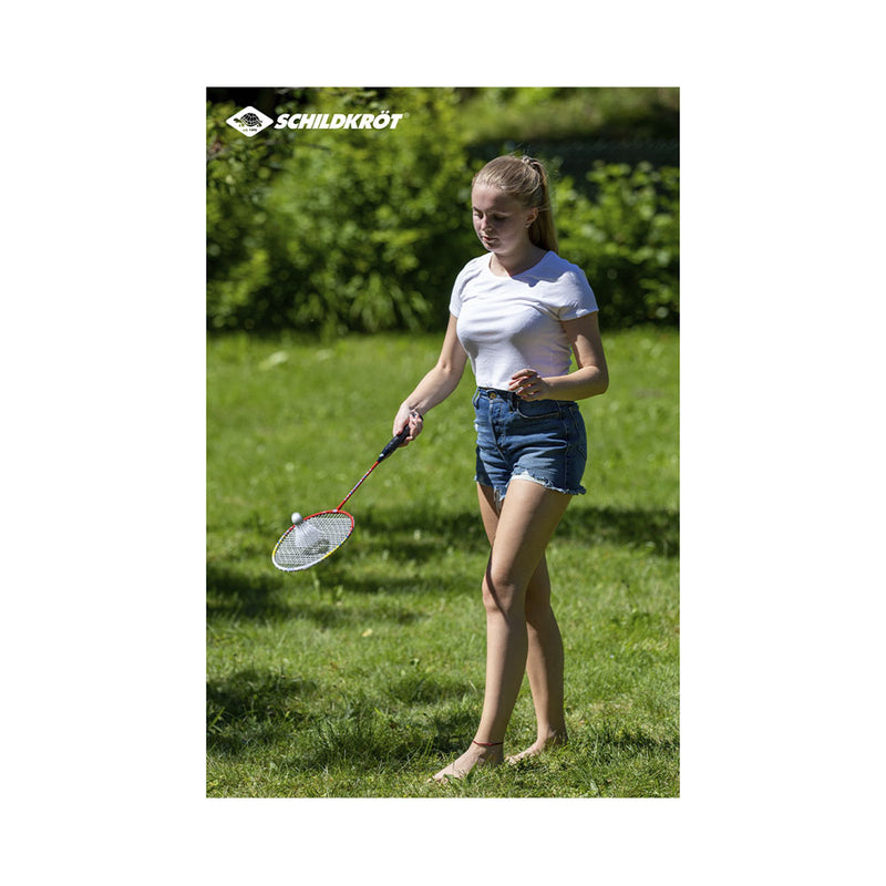 Schildkröt Leisure Outdoor Badminton-Set 4 racket 2 balls in a carrying bag
