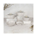 Berlinger Haus Küchenbedarf Haus 10-teiliges Kochgeschirr-Set matt cream Sahara Collection