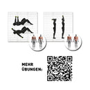 Schurtkröm loisir haltère en vinyle intérieur ensemble dans le boîtier en plastique 2x 0,5 kg / 2x 1,0 kg / 2x 1,5 kg