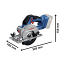 Bosch Professional Baugeräte Akku-Kreissäge GKS 18V-51 0.601.9M3.120