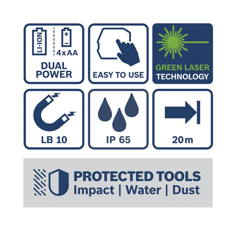 Bosch Baugeräte Linienlaser GLL 20-22 G 0.601.065.601
