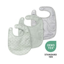 Roba Lätzchen Organic 3 Ensemble vert givré