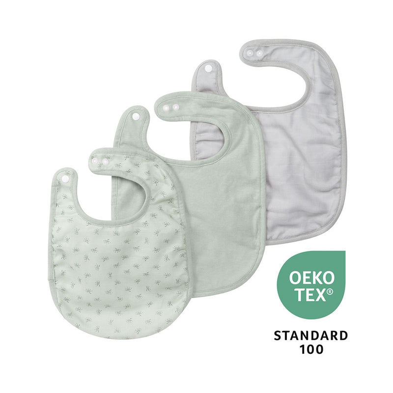 roba Lätzchen Organic 3er Set frosty green