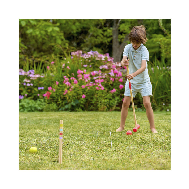 TP Toys Freizeit Outdoor Holz Krocket Set FSC