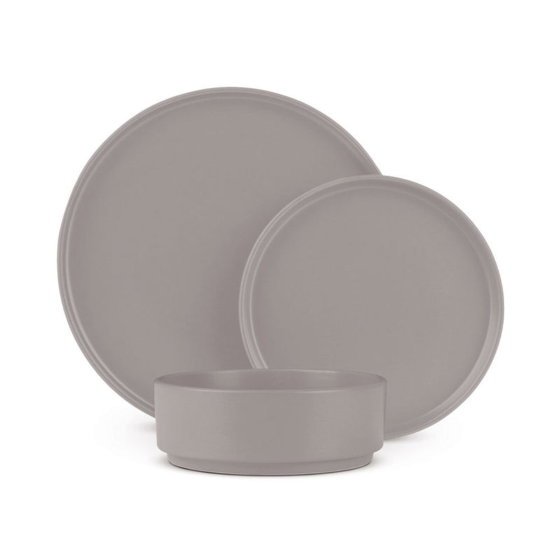 Berlinger Haus Küchenbedarf Haus 18-teiliges Tellerset Taupe Collection