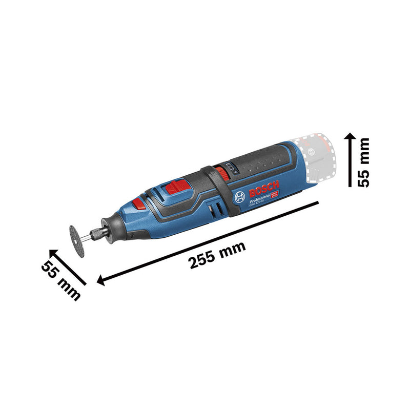Bosch Professional Baugeräte GRO 12V-35 Akku-Rotationswerkzeug 0.601.9C5.000