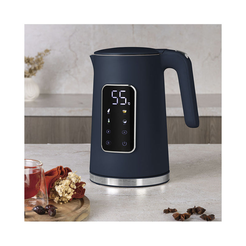 Berlinger Haus Wasserkocher Haus 1.7L mit Digitalanzeige matt blue Deep Sea Collection