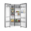 Kibernetik Foodcenter FCSBS600NFEM mit Eiswürfelspender schwarz E