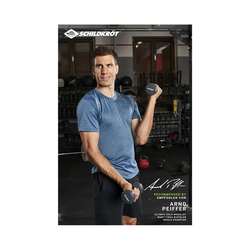 Schildkröt Fitness Vinyl Hanteln 3.0kg 2er Set