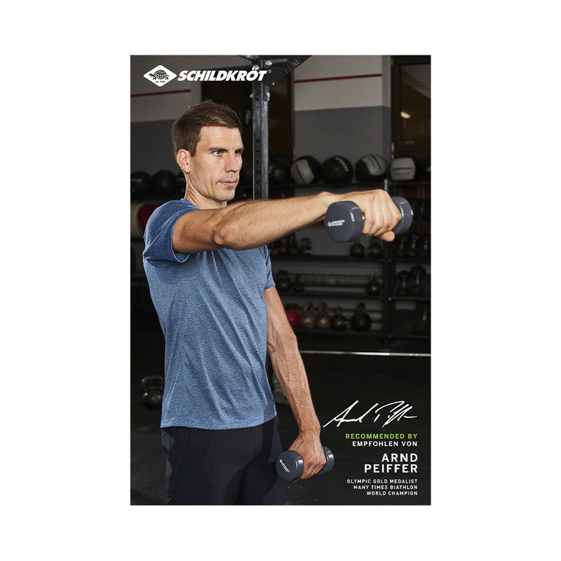 Schildkröt Fitness Vinyl Hanteln 3.0kg 2er Set