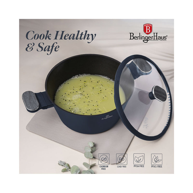 Berlinger Haus Küchenbedarf Haus 10-teiliges Kochgeschirr-Set Deep Sea Collection