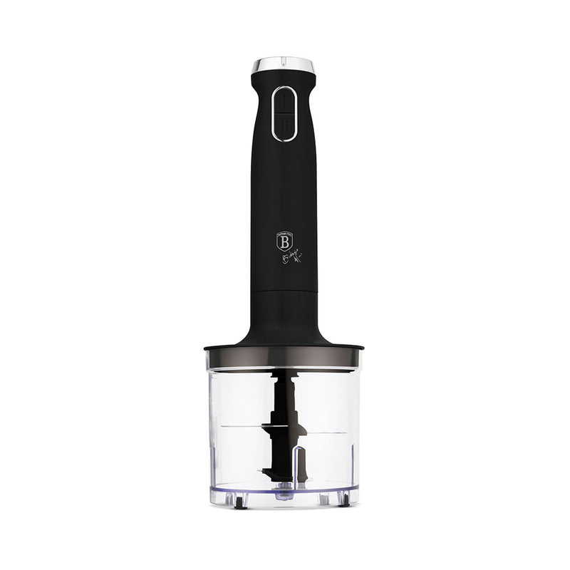 Berlinger Haus Küchenbedarf Haus Stabmixer Set 6-teilig Black Silver Collection