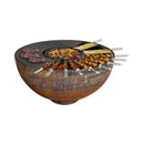 Mr.Grill Feuerschale Rusty mit Grillring 100cm und Zubehör