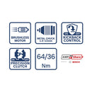 Bosch Professional Building device GSR 18V-90 C 2XPC4/0AH Como L-Boxx