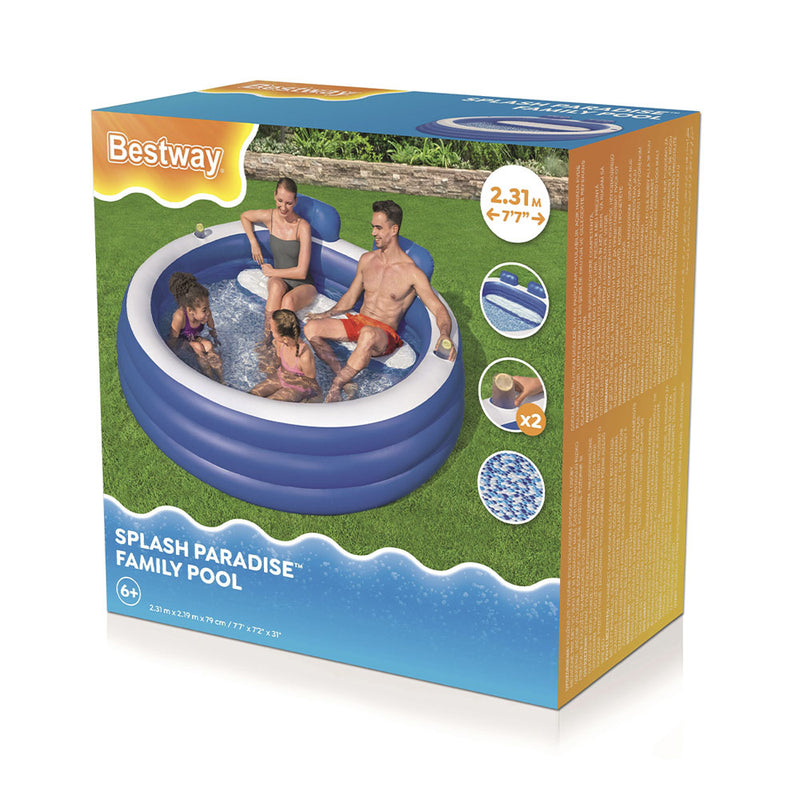 Bestway Freizeit Outdoor Familienpool Splash Paradise