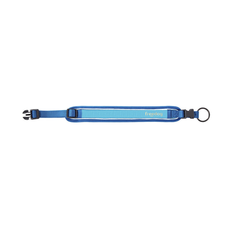 Freedog Hund Unterwegs Halsband Cool Pro Tech blau M