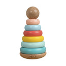 OWL & FOX children's room wood stacking tower FSC