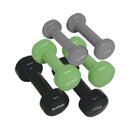 Schurtkröm loisir haltère en vinyle intérieur ensemble dans le boîtier en plastique 2x 0,5 kg / 2x 1,0 kg / 2x 1,5 kg