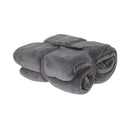 FS-STAR Bettwaren Fleece Decke 180x230cm grau
