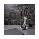 Berlinger Haus Küchenbedarf Haus 8-teiliges Messerset mit Acryl-Block Black Silver Collection