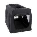 Flamingo Box di trasporto pieghevole petto nero xl