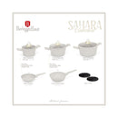 Berlinger Haus Küchenbedarf Haus 10-teiliges Kochgeschirr-Set matt cream Sahara Collection