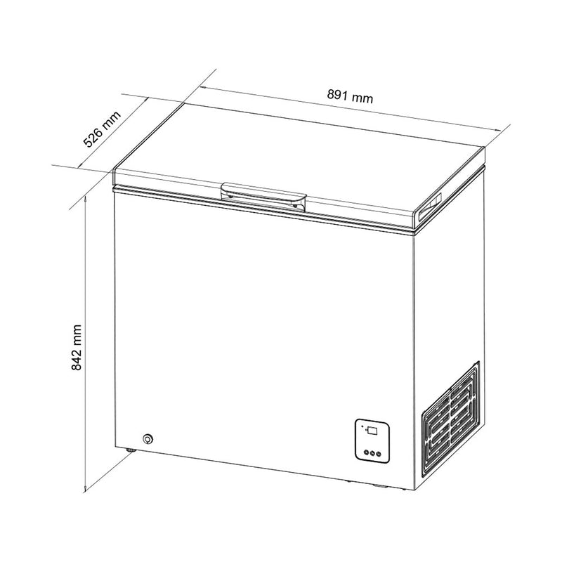 Kibernetik Gefriertruhe FSP 200L