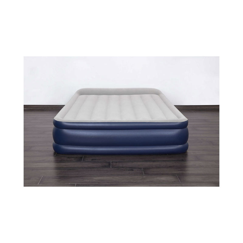 Bestway Freizeit Outdoor Luftbett Queen inkl. eingebauter Pumpe 203x152x46cm