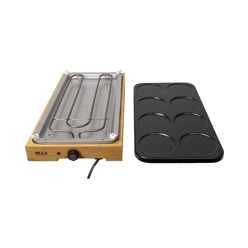 Berger & Lanz Küchenmaschine PM Partygrill 2in1 Wok & Crepes