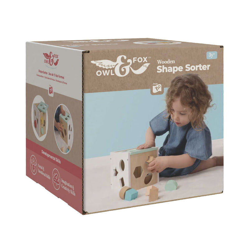OWL & FOX Kinderzimmer Holz Formsortierer FSC