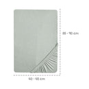 Jersey de feuille Roba Engrais 40/45 - 90 cm vert givré