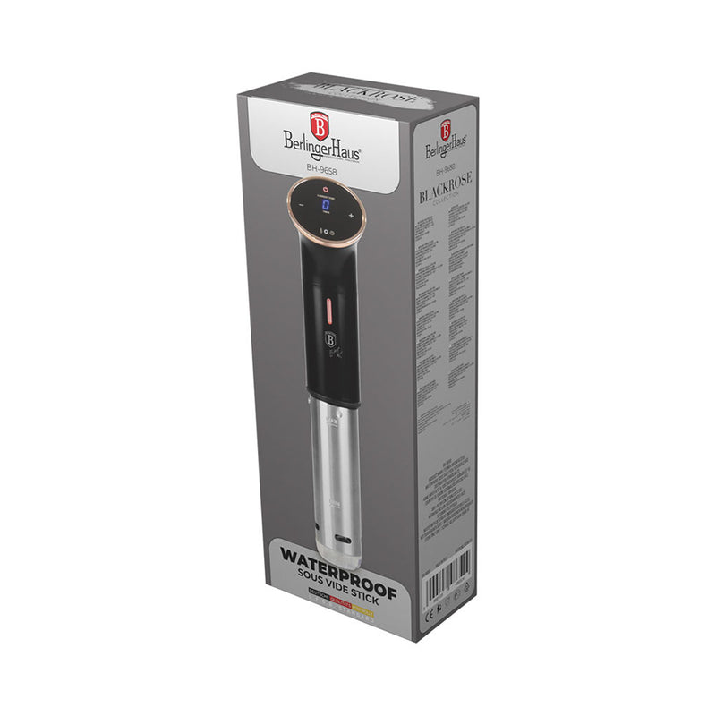 Berlinger Haus Küchenbedarf Haus Sous Vide Stab wasserfest Black Rose Collection
