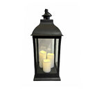 FS star lantern with 3 LED candle HX60cm