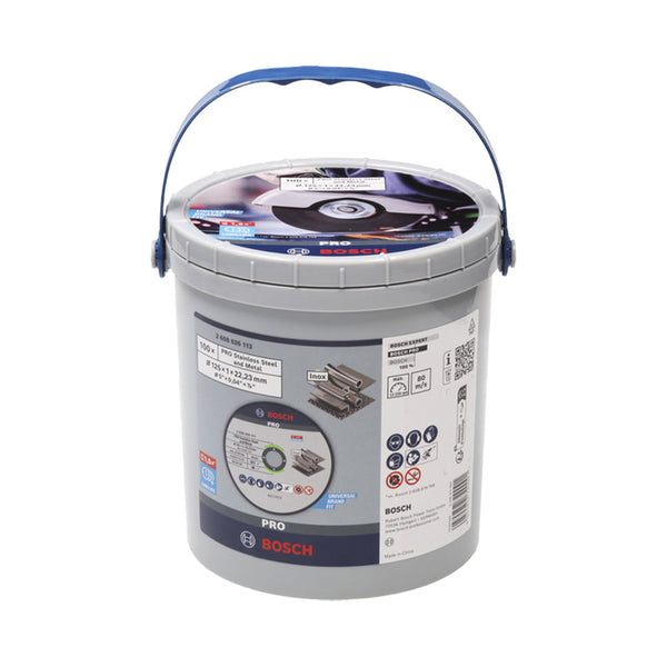 Bosch Zubehör Baumaschinen 100x Trennscheibe 125mm im Eimer 2.608.626.113